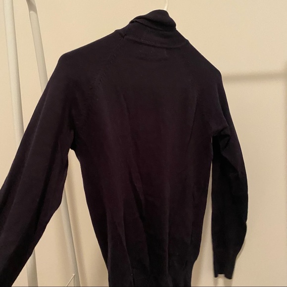 ZARA TURTLENECK DARK BLUE ( M ) - Picture 4 of 4